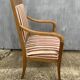 Fauteuil restauration en noyer