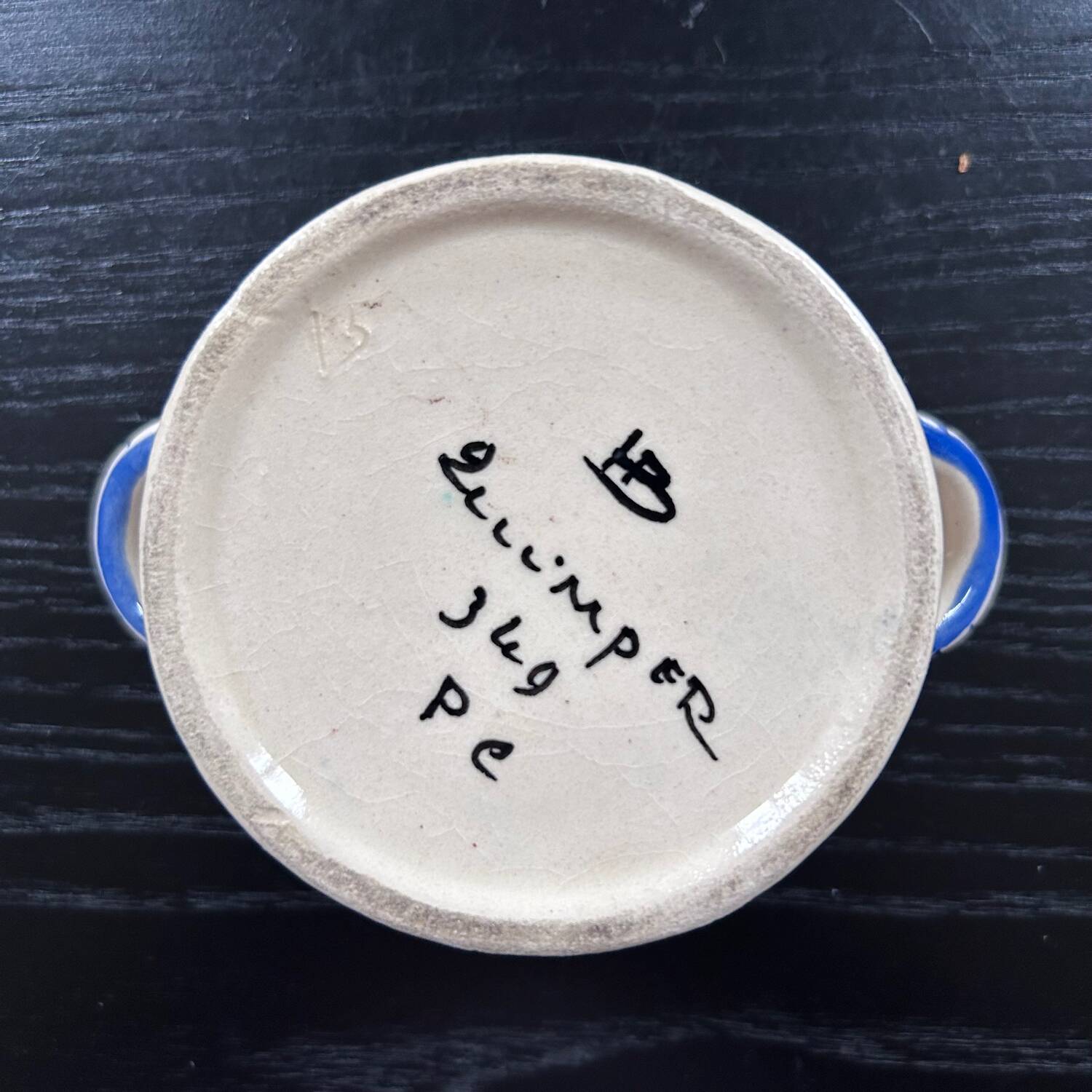 HB Quimper Butter Dish