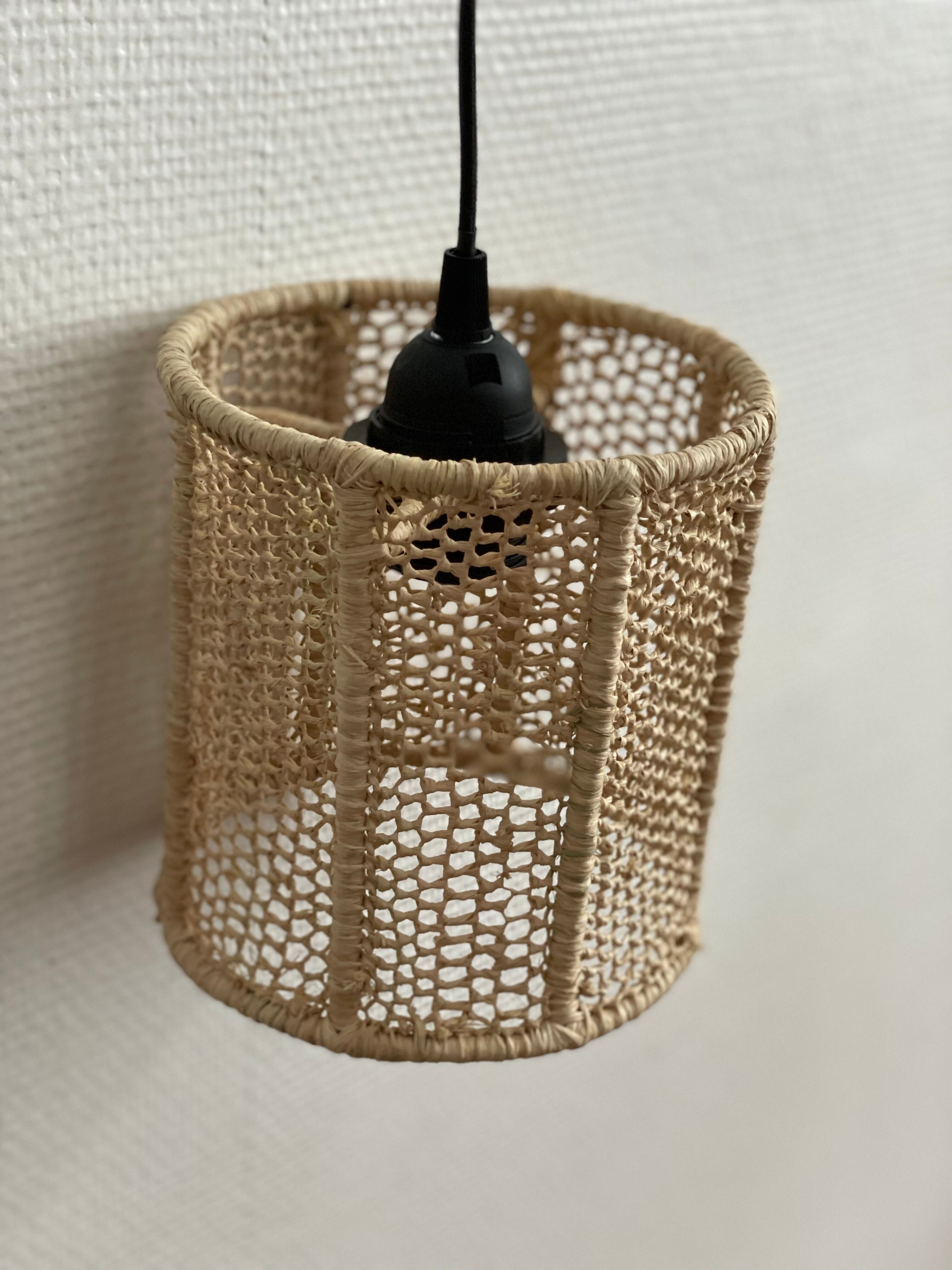 Lampshade suspension raffid honeycomb