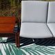 Modular vintage salon in teak signed by Karl SØrlie & SØnner.