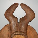 African lunar baoule mask or klé klé (ivory coast)