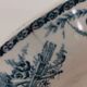 Longwy iron earthenware compote bowl 1900