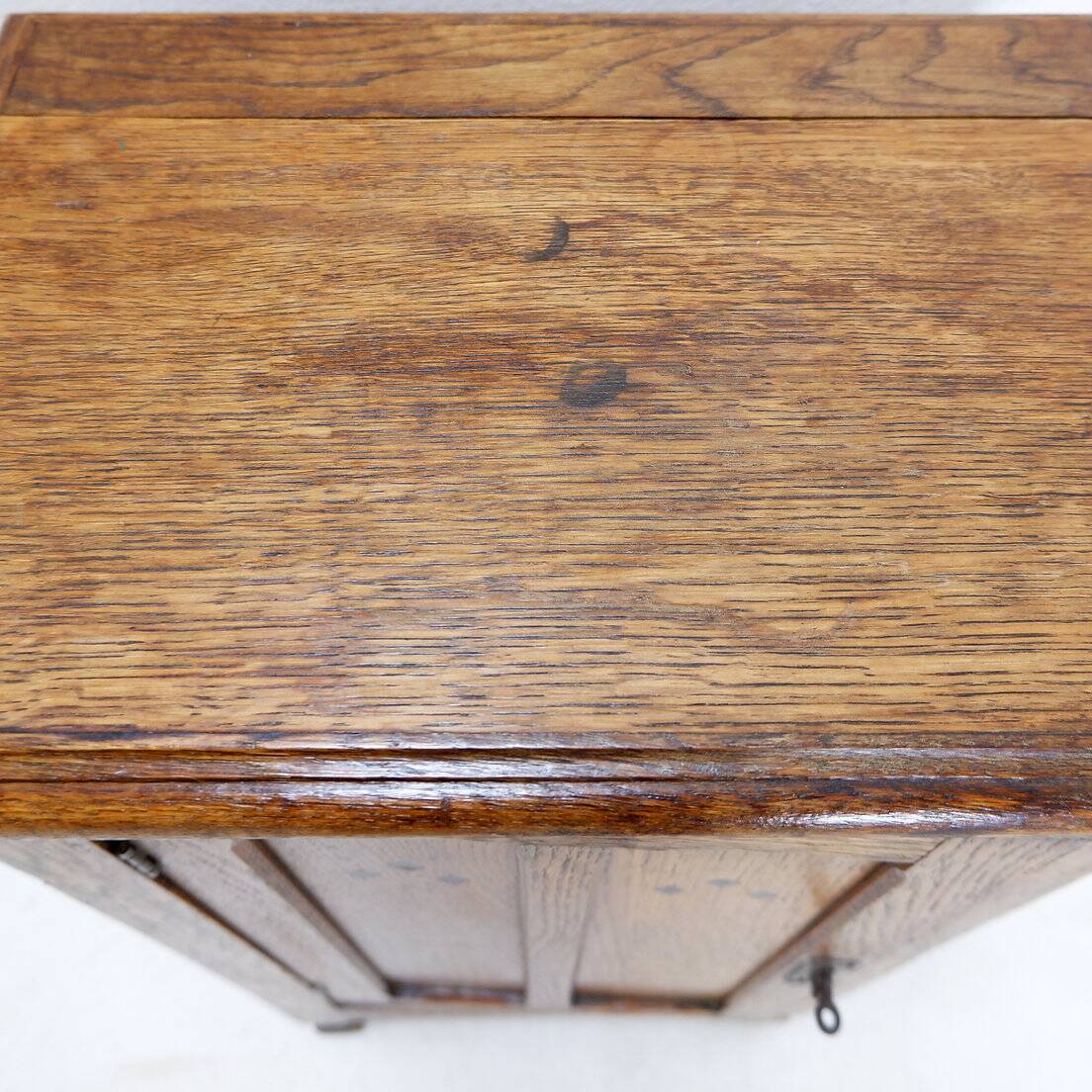 Rustic Bedside cabinet / Small Storage Cupboard - 20thC