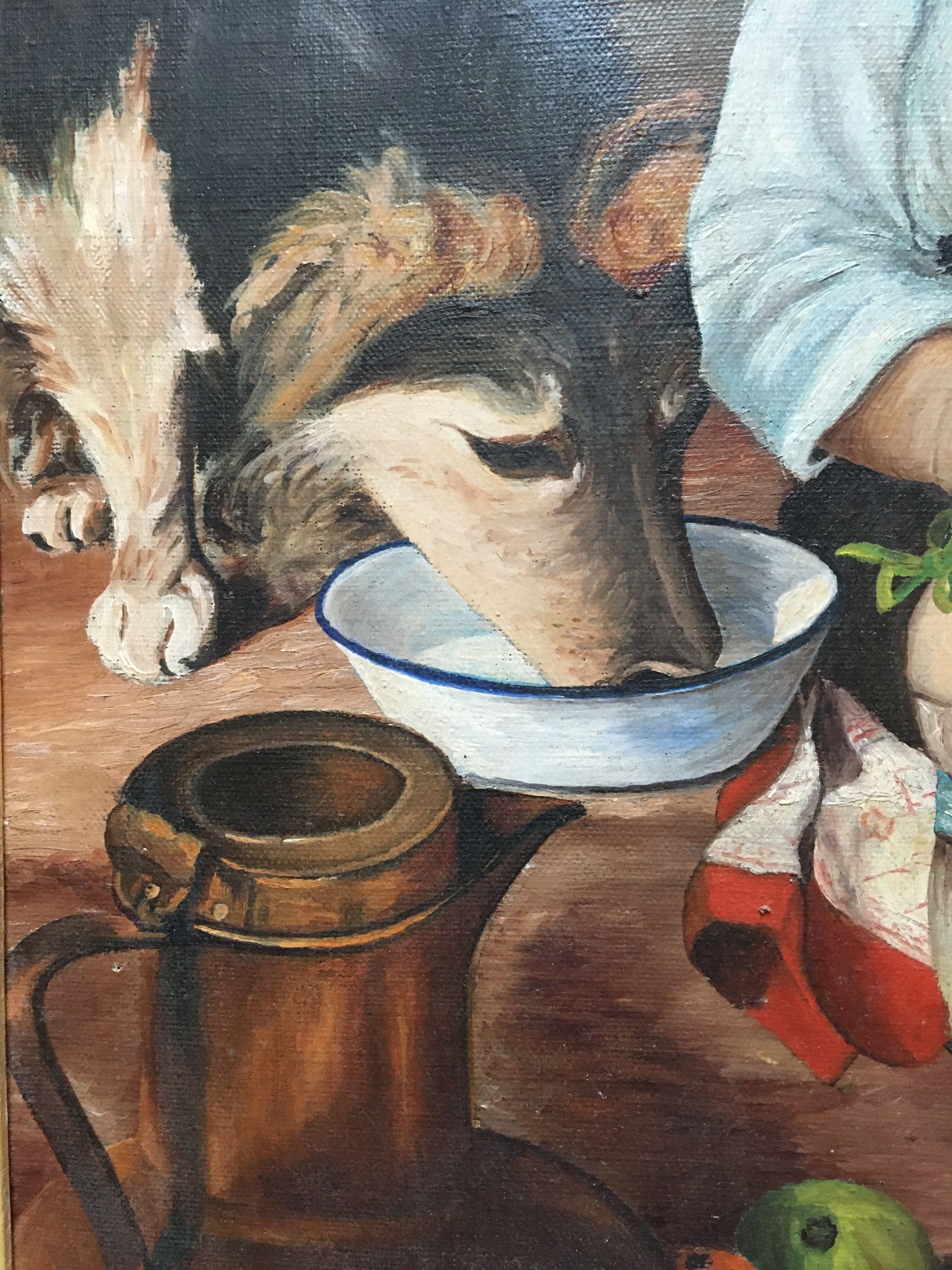 The child and his dog