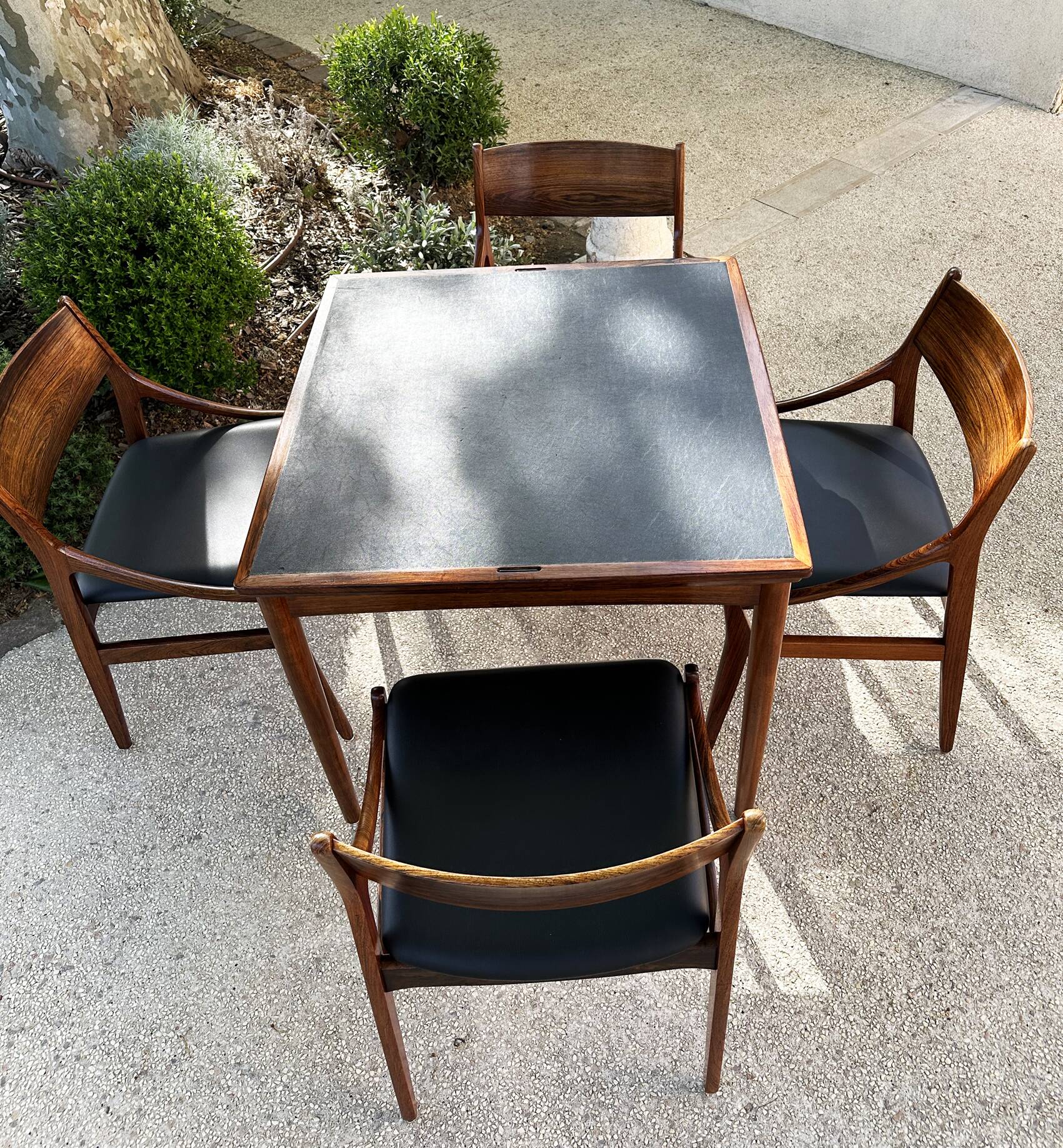 4 chaises H Vestevig Eriksen, Møbelfabrik. Danemark 1960