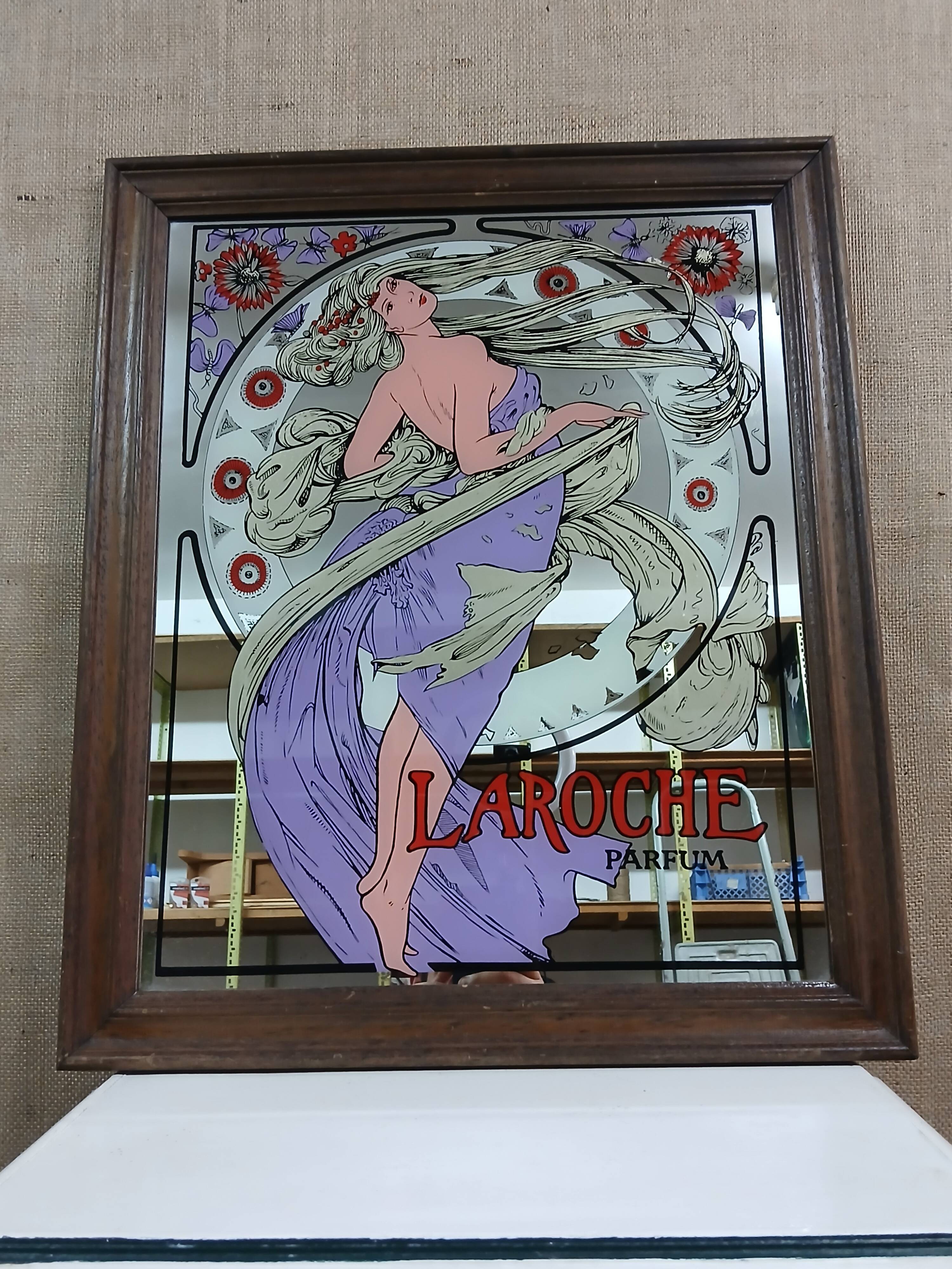 Advertising mirror