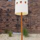 Mid-Century Scandinavian Pine Floor Lamp by Temde, 1960s