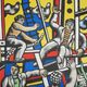 Fernand leger: the builders at the palm tree, signed lithograph