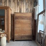 Louis-Philippe display cabinet in walnut