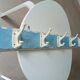Vintage wall coat rack from the 60s/70s