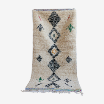 Berber rug - Beni Ouarain - 88x190cm