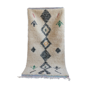 Tapis berbère beni ouarain 88x190cm