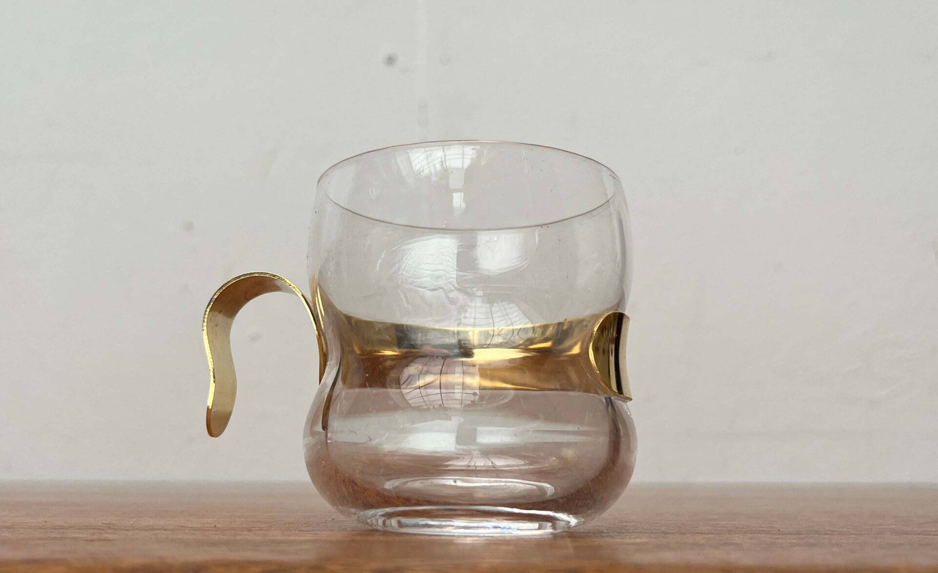 Vintage tea glasses Paula Series by Jorma Vennola for Iittala, 1970s, set of 2