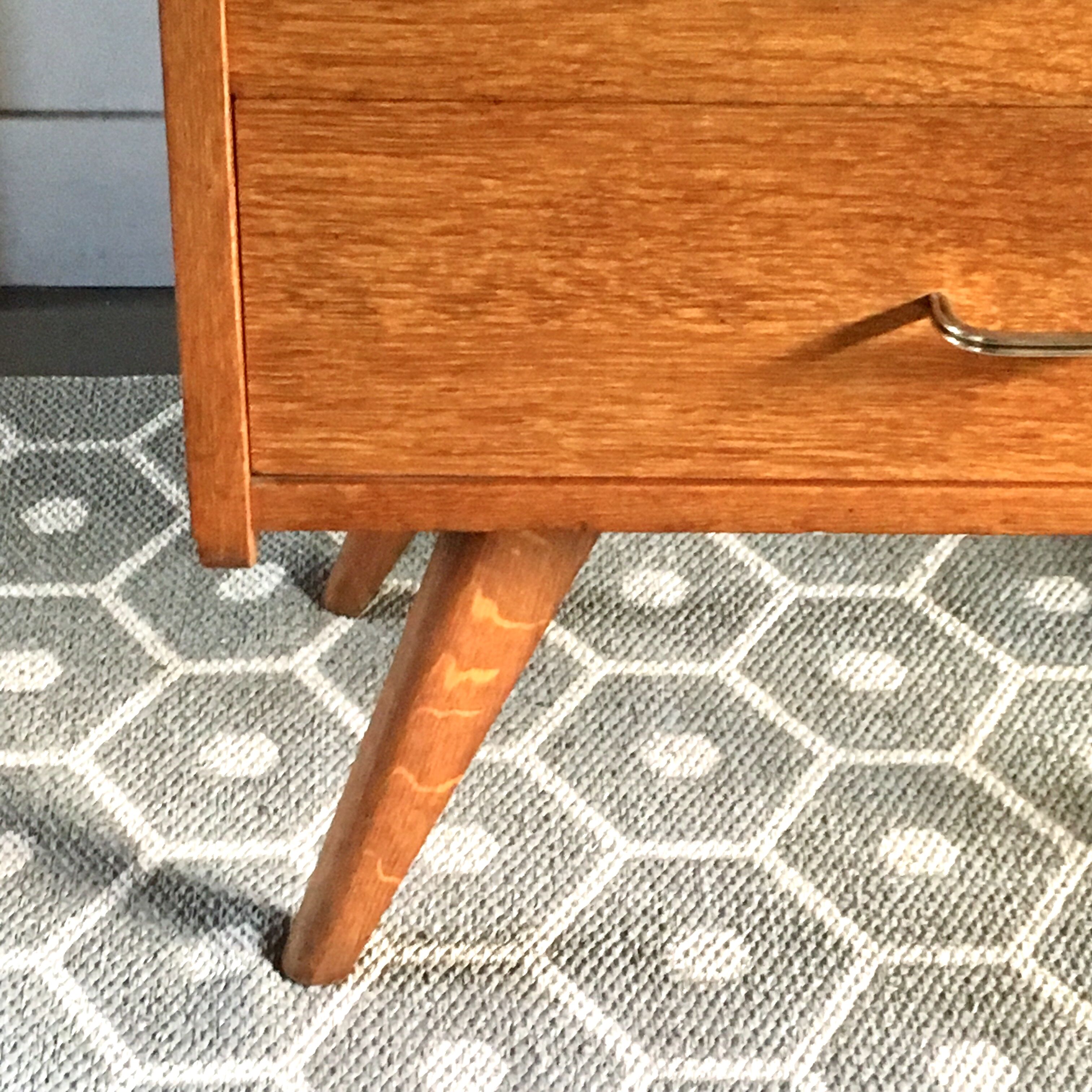 1950s chiffonnier with compass feet