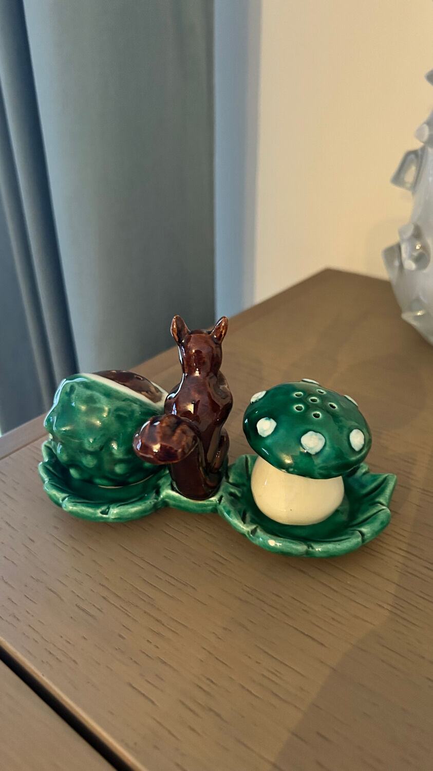 Barbotine Écureuil Salière poivrière