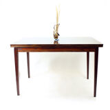 Mid Century Extendable Dining Table In Mahogany By Jitona, Czechoslovakia 1960s