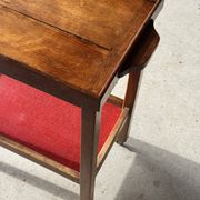 Wooden rolling trolley with removable top H66 75x35