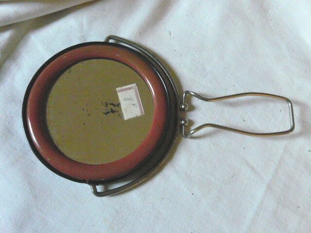 Barber round mirror double sided to ask or to suspend