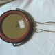 Barber round mirror double sided to ask or to suspend