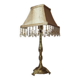 Vintage gold lamp and tassels