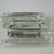 Wall lamp Wall Sconce Fischer Leuchten Germany Ice Glas Design