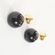 Set (2) of petite playful painted 'ball' wall lights, Italy 1970's
