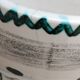 Vintage ceramic diabolo vase from the 60s