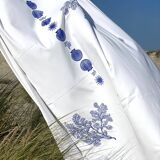 Old linen tablecloth