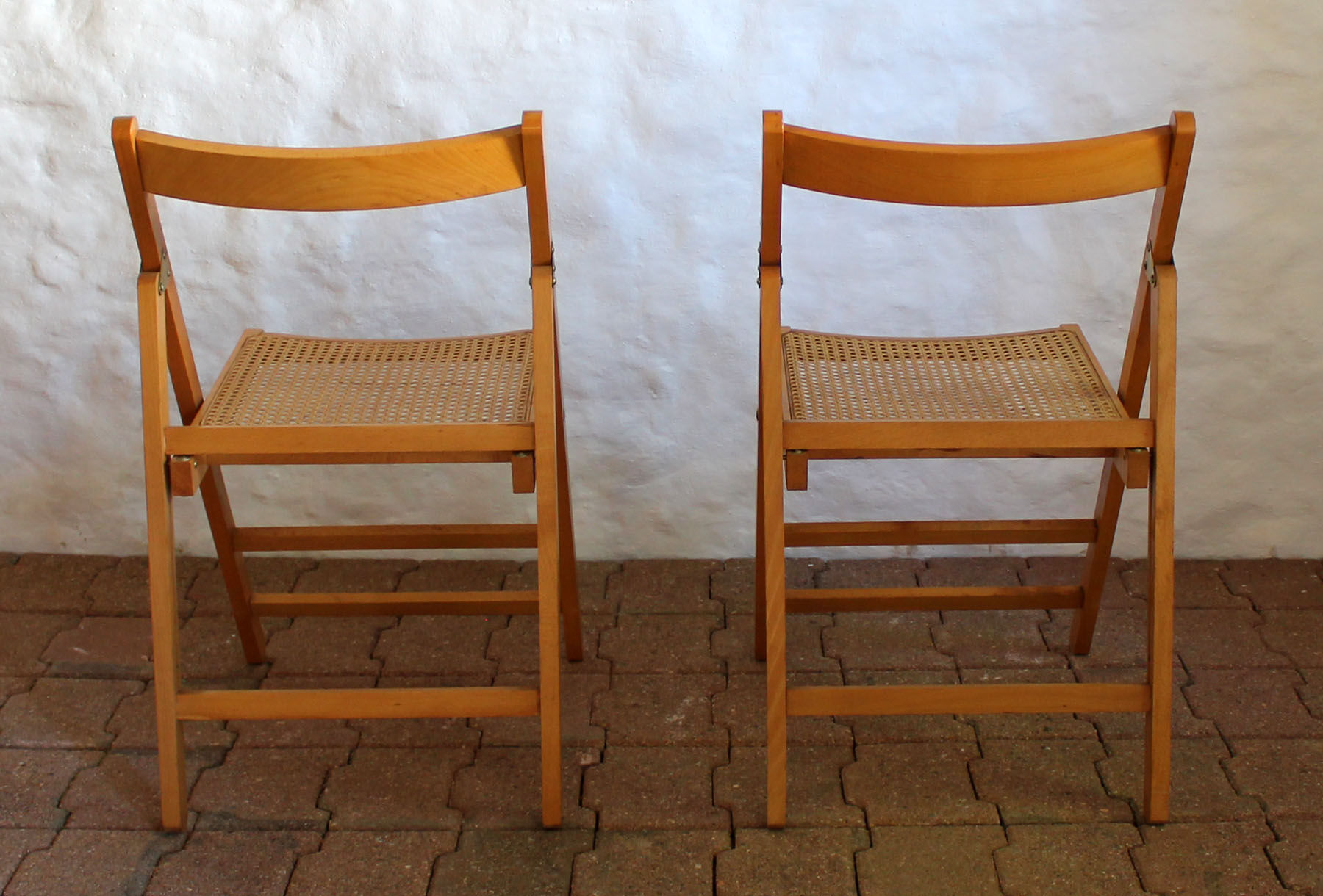 Pair of vintage folding chairs