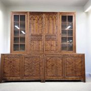 XL tall vintage industrial display cabinet / laboratory cabinet / cabinet