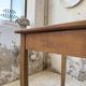 Cherry farmhouse table with spindle legs, 1950s