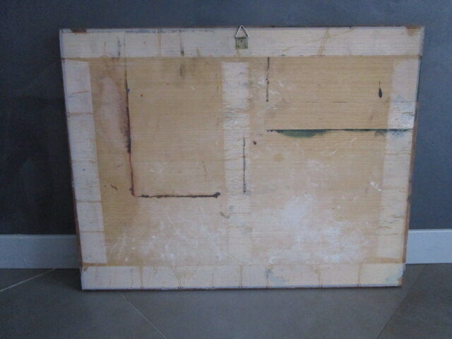 Oil painting on canvas "the bistro"