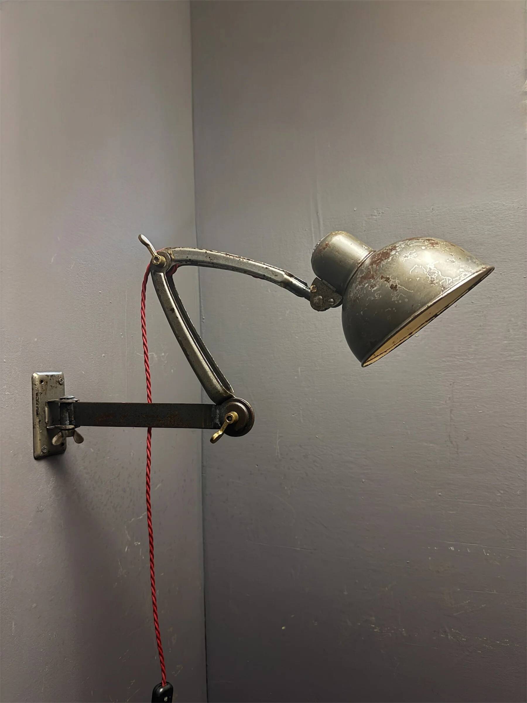 1930s Kaiser Idell Model 6716 Wall Lamp