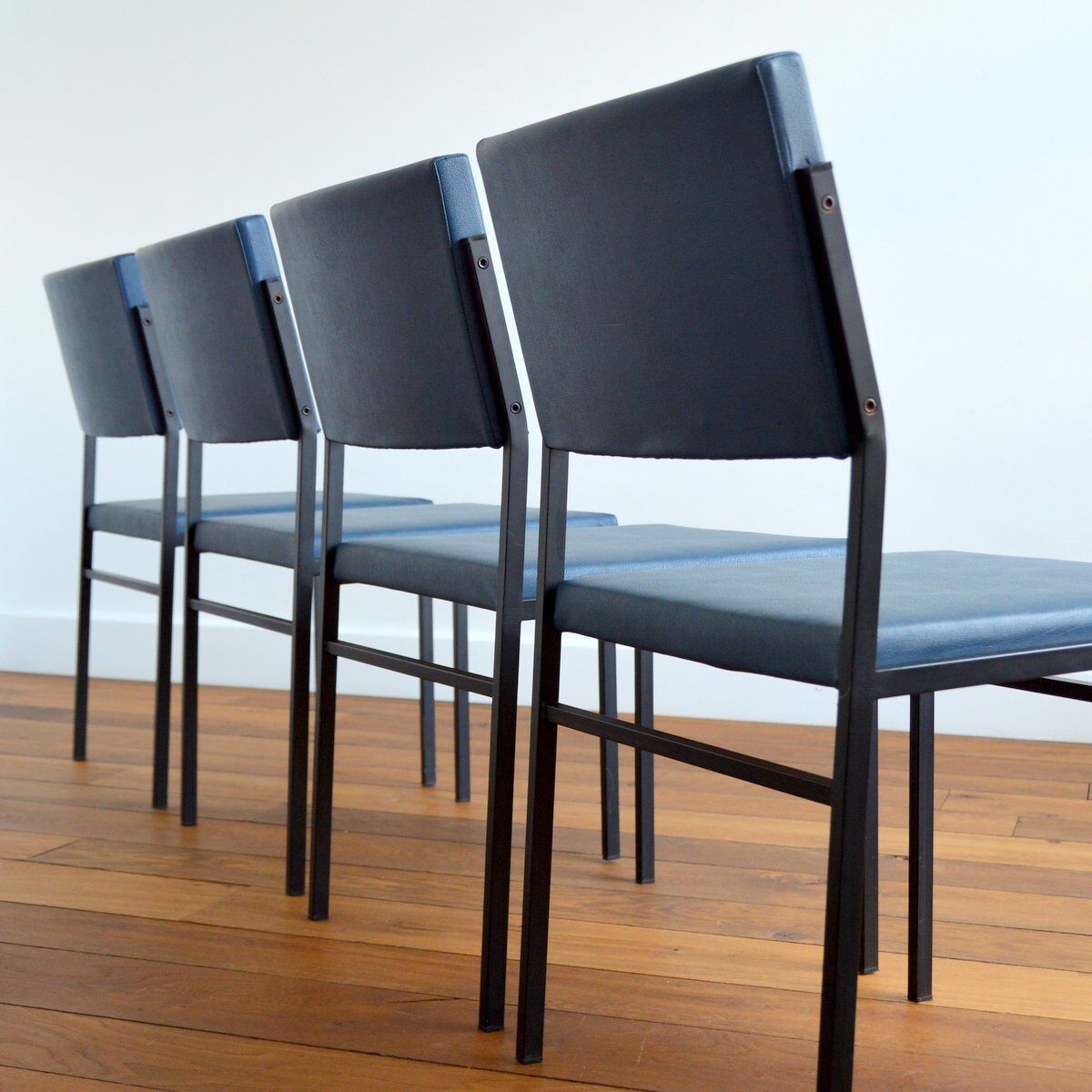 Suite of 4 chairs by Gijs Van Der Sluis 1950s