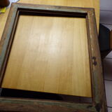 Ancient alsatian-style wood frame