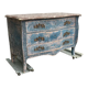 Commode patine avec marbre