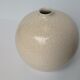 Vase boule céramique craquelée