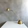 Lampe de table vintage Hustadt – Lampe globe en laiton | Lampe de lecture | Lampe spot