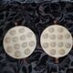 Set of 2 ceramic snail dishes