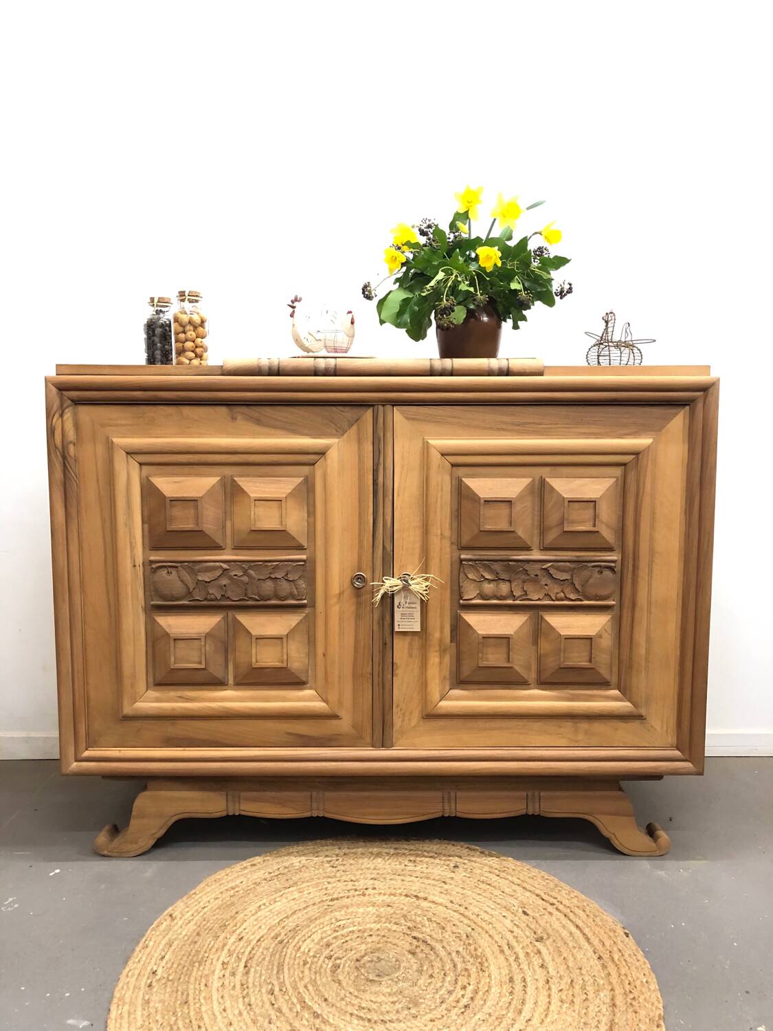 Buffet art déco brutaliste