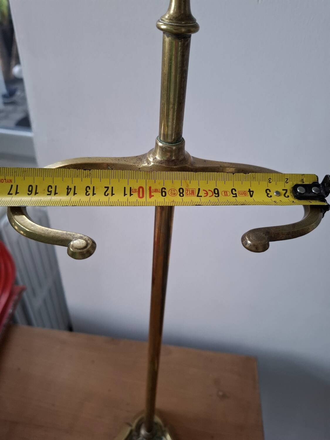 19th Century Brass Fireplace Servant