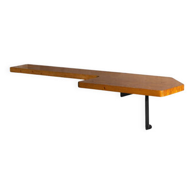 Table console murale par Charlotte Perriand, France, années 1950.