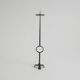 Wrought iron standing candle stick holder