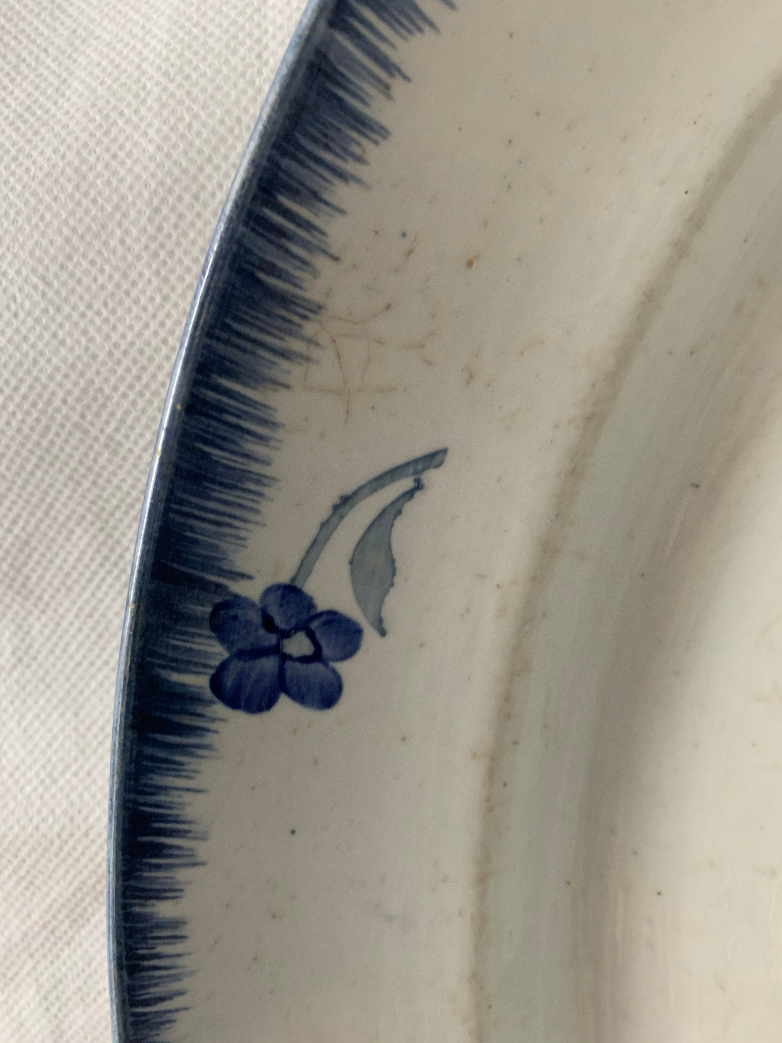 Set de 2 plats Mary Lou Digoin Sarreguemines 20 ème siècle