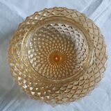 Molded glass wall lamp or ceiling lamp