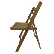 Set of four vintage wooden folding chair minimalism design 60s