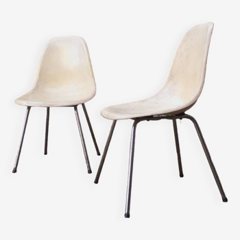 Pair of 1970s DSX chairs by Charles and Ray Eames for Herman Miller