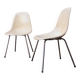 Pair of 1970s DSX chairs by Charles and Ray Eames for Herman Miller