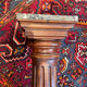 Sellette colonne xixeme en bois