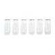 Set of six glasses, Italian design, 1970s, made in Italy
